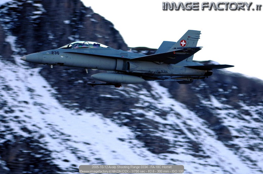 2005-10-12 Axalp Shooting Range 0334 - FA-18C Hornet